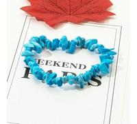 Natural Crystal Stone Bracelet Irregular Reiki Lucky Elastic Bracelet Ladies Fashion Strawberry Crystal Amethyst Jewelry