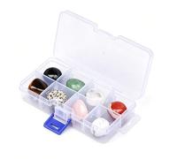 Natural Crystal Stones Rocks Mineral Specimens Energy Teaching Materials 4 Styles Rain Flower Boxed Packaging(Style D)