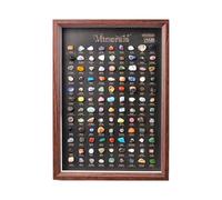 Natural Crystals and Stones - Mineral Veins Scientific Display Decor,Crystal Array Support,for Home Family Child Boy Girl Indoor Living Room Study Housewarming