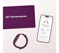 Natural Cycles NC° Band Wearable Perimenopause Tracker - Hormone & Symptom Tracker + 1-Year App Subscription - Track Temperature, Sleep & Cycle Changes