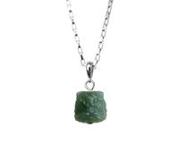 Natural Dark Green Hetian Jade Awakening Lion Pendant Necklaces 3D-Carved Tiger Head Talismans