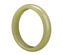 Natural Dark Yellow Jade Bangle Bracelet For Women Chinese Style Retro Lucky Chanatural Dark Yellow Jade Bangle Bracelet For Women Chinese Style Retro Lucky Charm,Jaune_63 Mm