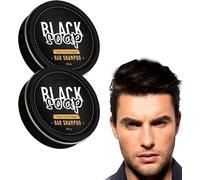 Natural Darkening Shampoo Bar for Men & Women, Moisturizing Strengthening Shampoo,Gray Hair Coverage Soap