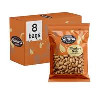 Natural Days Monkey Nuts, Naturally Nutritious Snack, 250g (Pack of 8) | Quality Whole Peanuts with Rich Nutty Flavour, Perfect for Everyday Snacking, Lunchboxes, Travel & On-the-Go
