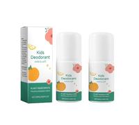 Natural De odorant For Kids And Teens - 2 * 50ml Roll-on D eodorant For Children, Vanilla Citrus Deodorants Natural Deodorants, Safe Whole Body Fragrance D-eodorant For Sensitive Skin