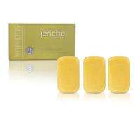 Natural Dead Sea Mineral Sulphur Soap & Shea Butter Vegan & French Grinding Face Acne Balances Oily Skin Moisturizing Pack of 3 4.4