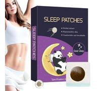 Natural Deep Sleep Aid, Fast-Acting Overnight Care, 30g 6 Pieces 1 Pack Sleep Patches for Wakefulness Recovery Nighttime Bedtime Post-Workout Travel, Non-Habit Forming Adhesive Strips