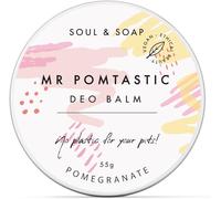 Natural Deodorant Balm with Pomegranate, Shea Butter and Tea Tree Oil, Vegan, Travel-Friendly Tin Eco Friendly, Vegan, Plastic Free & Cruelty Free Deodorants for Men and Women.