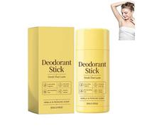 Natural Deodorant Stick, Gentle Non-Irritating, Long-Lasting Freshness, Smooths & Lightens Dark Underarms, Turmeric Extract for Even Tone, Non-Greasy, All Skin Types (1PC)
