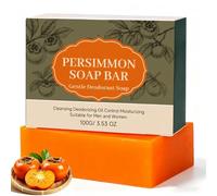 Natural Deodorizing Persimmon, Deodorizing Body Wash for Old People Smell, Gentle & Non-Irritating for Sensitive Skin and The Whole Family, Persimmon Extract Bar Soap for Men & Women (1, M)