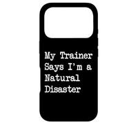 Natural Disaster at the Gym - Humorous Fitness Case for iPhone 17 Pro