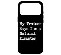 Natural Disaster at the Gym - Humorous Fitness Case for iPhone 17 Pro Max
