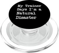 Natural Disaster at the Gym - Humorous Fitness PopSockets PopGrip for MagSafe