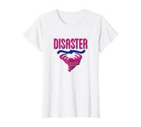 Natural Disaster Value Graphic T-Shirt, Women, White, XL