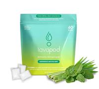 Natural Dishwasher Pods | Plant-Based Enzyme Dishwasher Detergent, Lemongrass & Wild Mint, Eco-Friendly, Tough on Grease & Food Residue, 60 Count