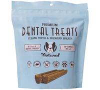 Natural Dog Company Premium Dental Treats, Dog Dental Chew to Clean Teeth and Freshen Breath, for All Breeds Sizes, Made in USA, Includes 18 Treats