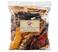 Natural Dog Treats Bundle 1kg | 100% Chicken, Rabbit, Beef & Pork | Single Ingredient Grain Free & HypoallergenicChews | Dental Health & Training Treats for Dogs | by Trusty Pet Supplies