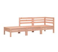 (natural douglas, 1 pcs/3-seater) vidaXL Garden Sofa Outdoor Sofa Wooden Sectional Sofa Seat Solid Wood Pine