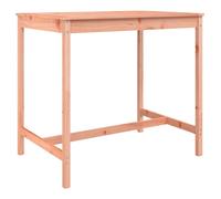 (natural douglas, 121 x 82.5 x 110 cm) vidaXL Garden Table Outdoor Table Patio Wooden Dining Table Solid Wood Pine