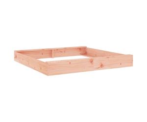 (natural douglas, 160 x 160 x 20 cm) vidaXL Sandbox with Seats Kids Toy Outdoor Sandpit Square Solid Wood Pine