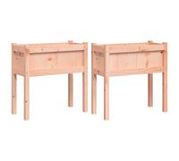 Garden Planters with Legs Patio Flower Pot Plant Pot Solid Wood Pine vidaXL