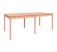 (natural douglas, 203.5 x 100 x 76 cm) vidaXL Garden Table Patio Table Wooden Dining Coffee Table Solid Wood Douglas