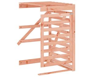 (natural douglas, 78 x 91.5 x 128.5 cm) vidaXL Wheelie Bin Storage Garden Store Rubbish Trash Cover Solid Wood Pine