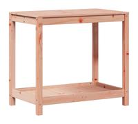 (natural douglas, 82.5 x 50 x 75 cm) vidaXL Potting Table with Shelf Potting Bench Plant Table Solid Wood Pine
