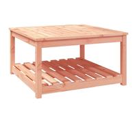 (natural douglas, 82.5 x 82.5 x 45 cm) vidaXL Garden Table White Solid Wood Pine Outdoor Table Multi Colours/Sizes