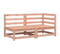(natural douglas, corner + chair) vidaXL Garden Lounge Set Outdoor Lounge Set Corner Sofa Couch Solid Pinewood
