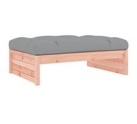 vidaXL Garden Footstool 120X80cm Solid Wood Douglas, Brown