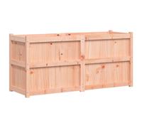 (natural douglas) vidaXL Garden Planter Outdoor Flower Pot Terrace Plant Pot Solid Wood Douglas