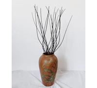 Natural Dried Curly Willow Branches 20 Pieces, Decorative Twisted Sticks 23” for Wedding Decor,Dried Twigs for Christmas Decor (Black)