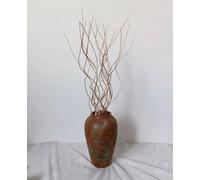 Natural Dried Curly Willow Branches 20 Pieces, Decorative Twisted Sticks 23” for Wedding Decor,Dried Twigs for Christmas Decor (White Gold Mix)