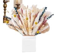 Natural Dried Flowers - Artisan Decor for Dry Bouquets, Aesthetic Floral Composition Table Decoration for Living Room, Bedroom, Wedding