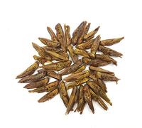 Natural Dried Grass Hoppers - Bearded Dragon Terrapin Frogs Reptile Lizard Gecko (50g)