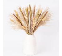 Natural Dried Pampas Grass Plant Bouquet, 40 cm Tall for Autumn Home Boho Table Decor, Floral Arrangements, Home & Wedding Decorations, Dried Flowers Gifts (pampas 59pcs)