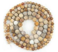 Natural Dull Polish Matte Pink Zebra Jaspers Stone 4/6/8/10mm Round Loose Beads for Jewelry Making DIY Bracelet Necklace 15 Inch-Chrysanthemum agate-10mm Approx 34-36pcs
