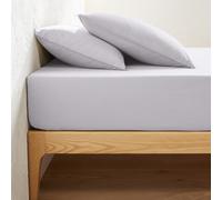 Natural Dye 30cm High Cotton Fitted Sheet pastel pink
