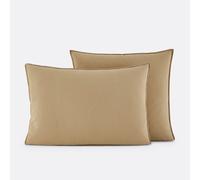 Natural Dye Cotton Pillowcase Golden Khaki