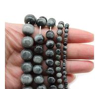 Natural Eagle Eye Falcon Eye Stone Beads for Jewelry Making DIY 4/6/8/10/12mm Round Spacer Beads Bracelets Accessories 15" 39cm Handmade Crafts (Color : 80, Item Diameter : 8mm)