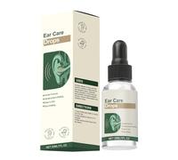 Natural Ear Drops for Tinnitus Relief, Gentle Formula Ear Care Drop for Clogged Ears, Dry Itchy Ears & Ear Hygiene for Adults & Kids, Wax Removal, Earache Remedies (A)