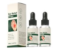 Natural Ear Oil Drops, Natural Ear Wax Removal Oil & Cleaner Drops for Kids, Earwax Softener, Moisturizer & Allergy Soothing, Tinnitus, Itching, Ringing & Clogged Ears, Relieve Ear Discomfort