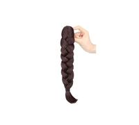 Natural Elegant Claw Clip Ponytail Extension - Claw Clip Braided Ponytail, Ideal for Parties and Festivals Perfect Looking(Dark Brown)