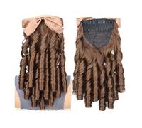 Natural Elegant Retro Style Ponytail Hair Extensions with Curly Waves，High-Temperature Resistant Fiber Perfect Looking(2M30)