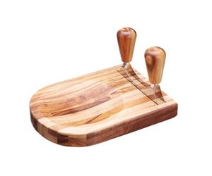 Natural Elements Acacia Wood Hachoir Set
