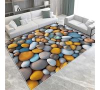Natural Elements Area Rugs Pebbles Color Machine Washable Non-Slip Soft Short Pile Area Rug For Living Room Bedroom Home Decor Carpet,