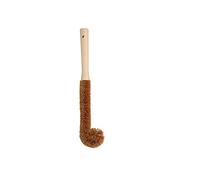 Natural Elements Eco Bottle Brush with Coconut Husk Bristles, Plastic Free Scrubber with Beechwood Handle, Brown, 22.5 cm, One Size