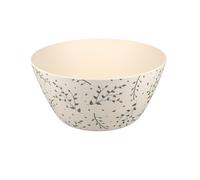 Natural Elements Plastic Salad Bowl - 25cm in White Natural Elements White