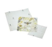 Natural Elements Eco-Friendly Set of Three Beeswax Food Wraps - Yellow - Beeswax - Food Wrap